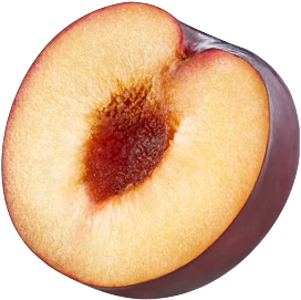 Halved Plum